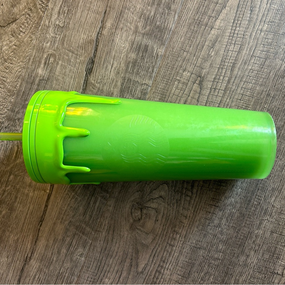 Glow in the Dark Starbucks Slime Halloween Tumbler - Picture 3 of 4